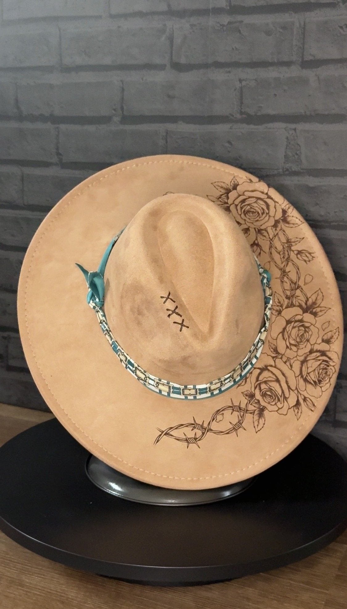 2D Creations laser engraved hat