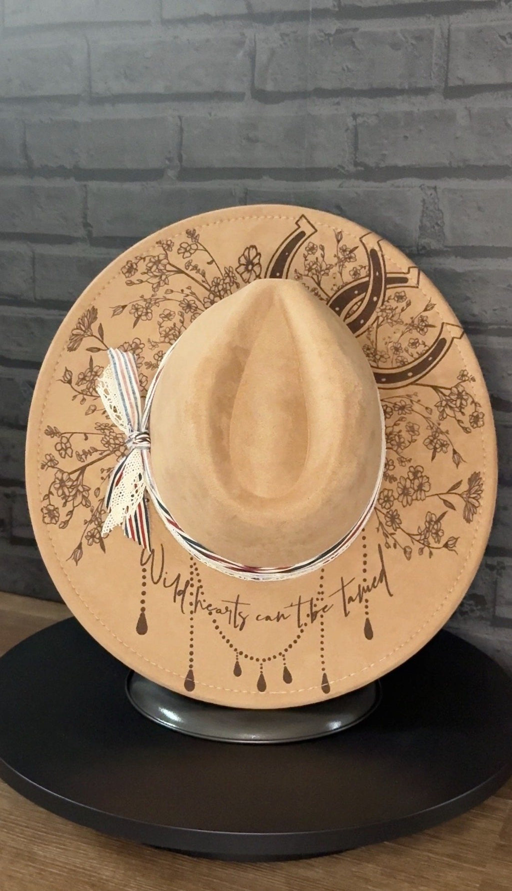 2D Creations laser engraved hat